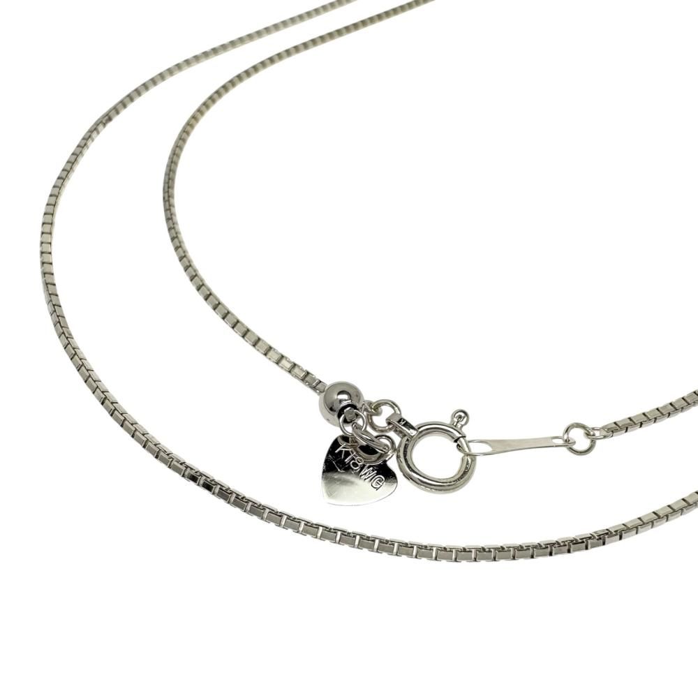 チェーンのみ ネックレス K18WGホワイトゴールド 18金 3.5g 46cm