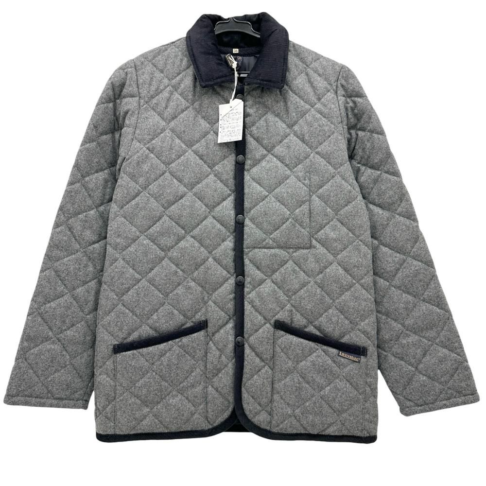 LAVENHAM ラベンハム キルティングジャケット カバーオール ウール グレーウール メンズ GD