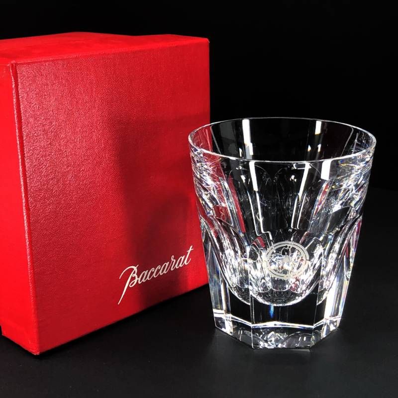 き 桜紋刻印有り Baccarat バカラ アルクール タンブラー クリスタルグラス クリア BC 545