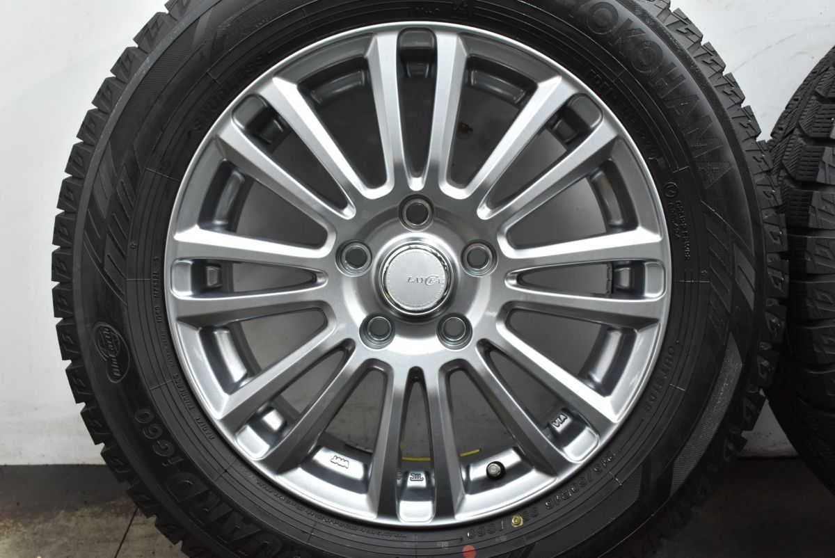  バリ溝 レイシア 16 in 6 5 J 53 PCD 114 3 ヨコハマ アイスガード iG 60 215 R ヴェゼル オデッセイ スタッドレス 16インチ タイヤ ホイールセット