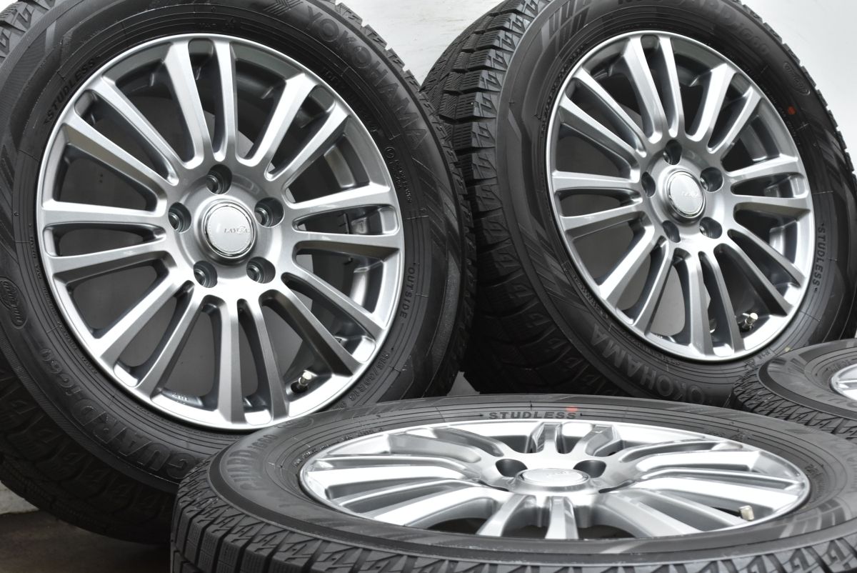 バリ溝 レイシア 16 in 6 5 J 53 PCD 114 3 ヨコハマ アイスガード iG 60 215 R ヴェゼル オデッセイ スタッドレス