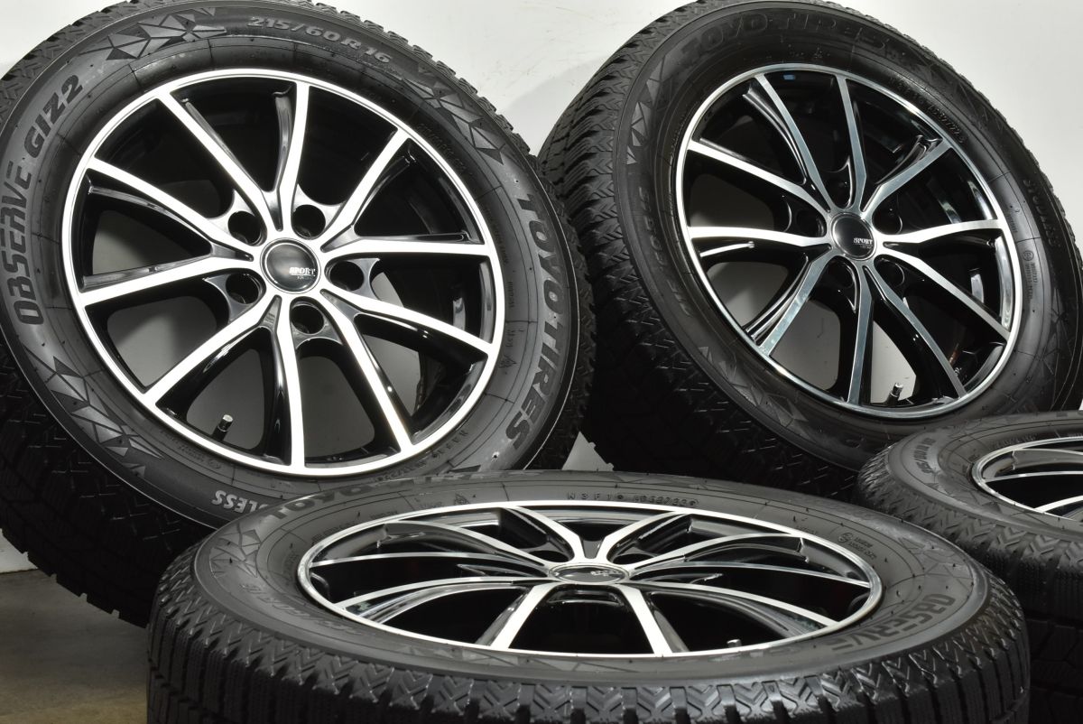 バリ溝 SPORT KRONE 16 in 6 5 J 48 PCD 114 3 トーヨー オブザーブ GIZ 2 215 60 R ヴェゼル カムリ エスティマ オデッセイ CX MPV