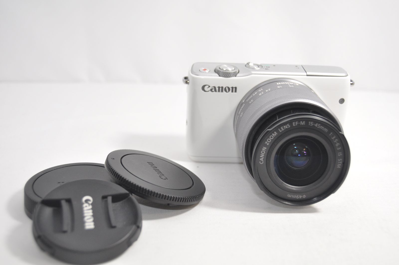 Canon キャノン EOS M10 レンズキット(ホワイト) EF-M15-45mm F3.5-6.3