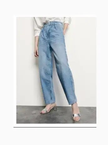 SANDRO サンドロ ピンタック デニム パンツ 38 サイズ