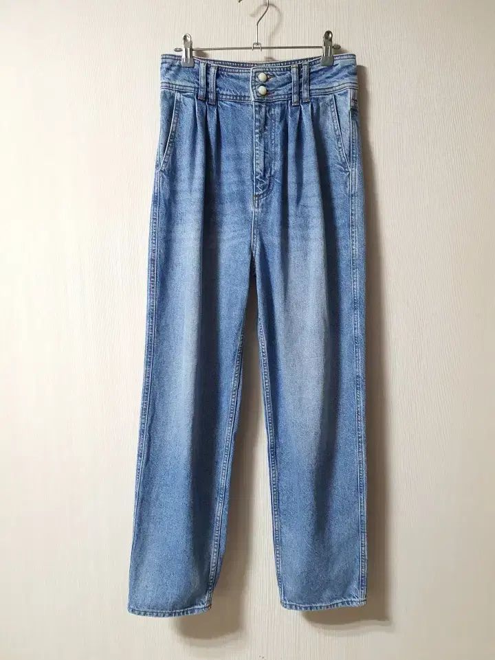  SANDRO サンドロ ピンタック デニム パンツ 38 サイズ その他 デニム ジーンズ