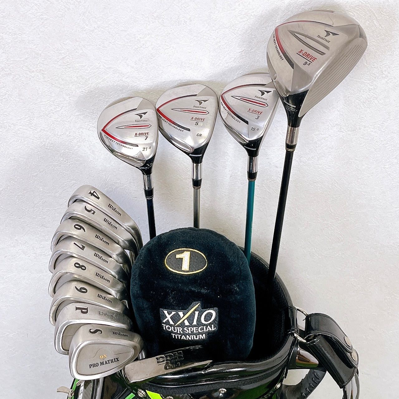 X306 TOURSTAGE X-DRIVE メンズ ゴルフクラブセット 13点 ブリヂストン ツアーステージ X-DRIVE メンズゴルフクラブ豪華13本