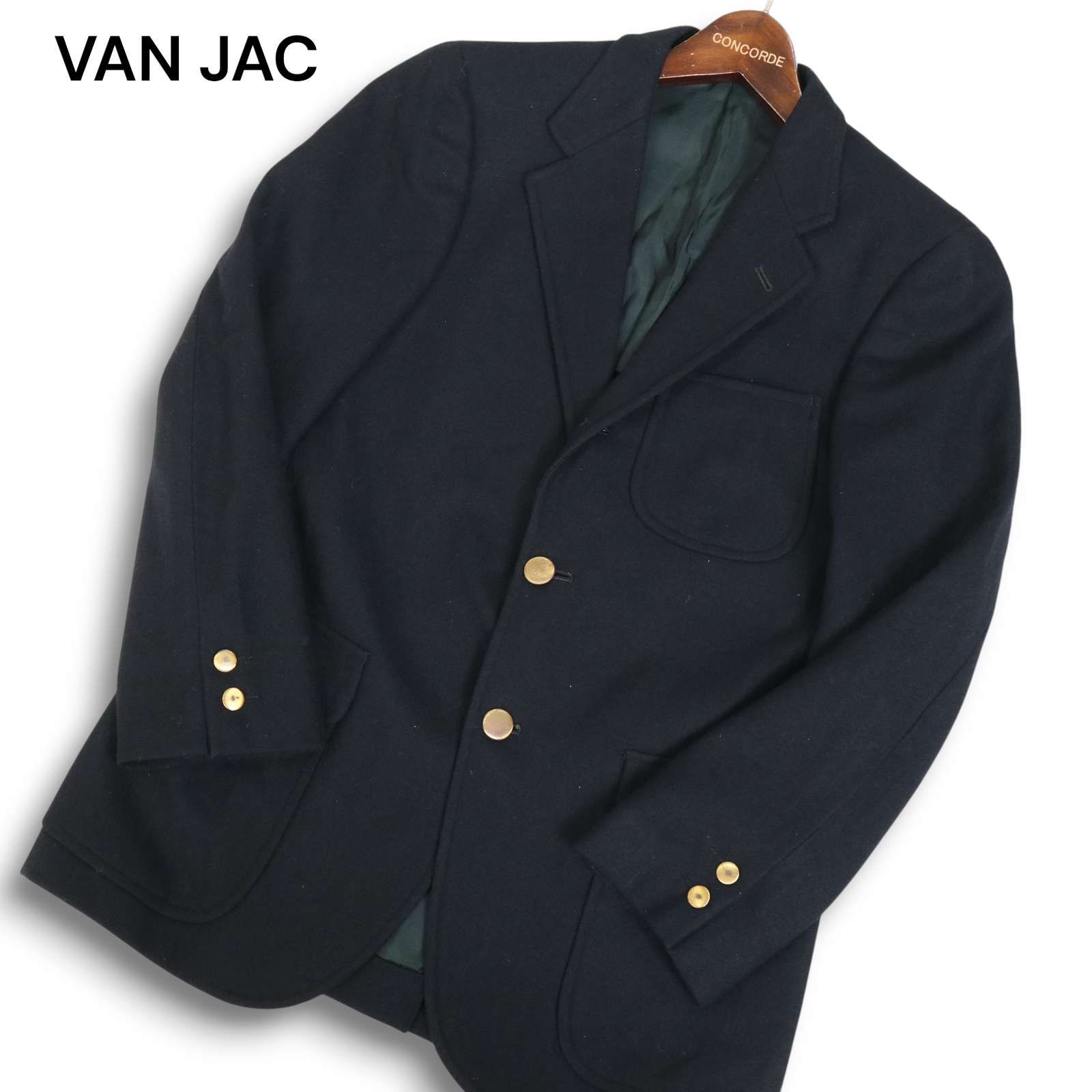 当時物☆ VAN JAC ヴァン ジャック 秋冬 金ボタン☆ ブレザー