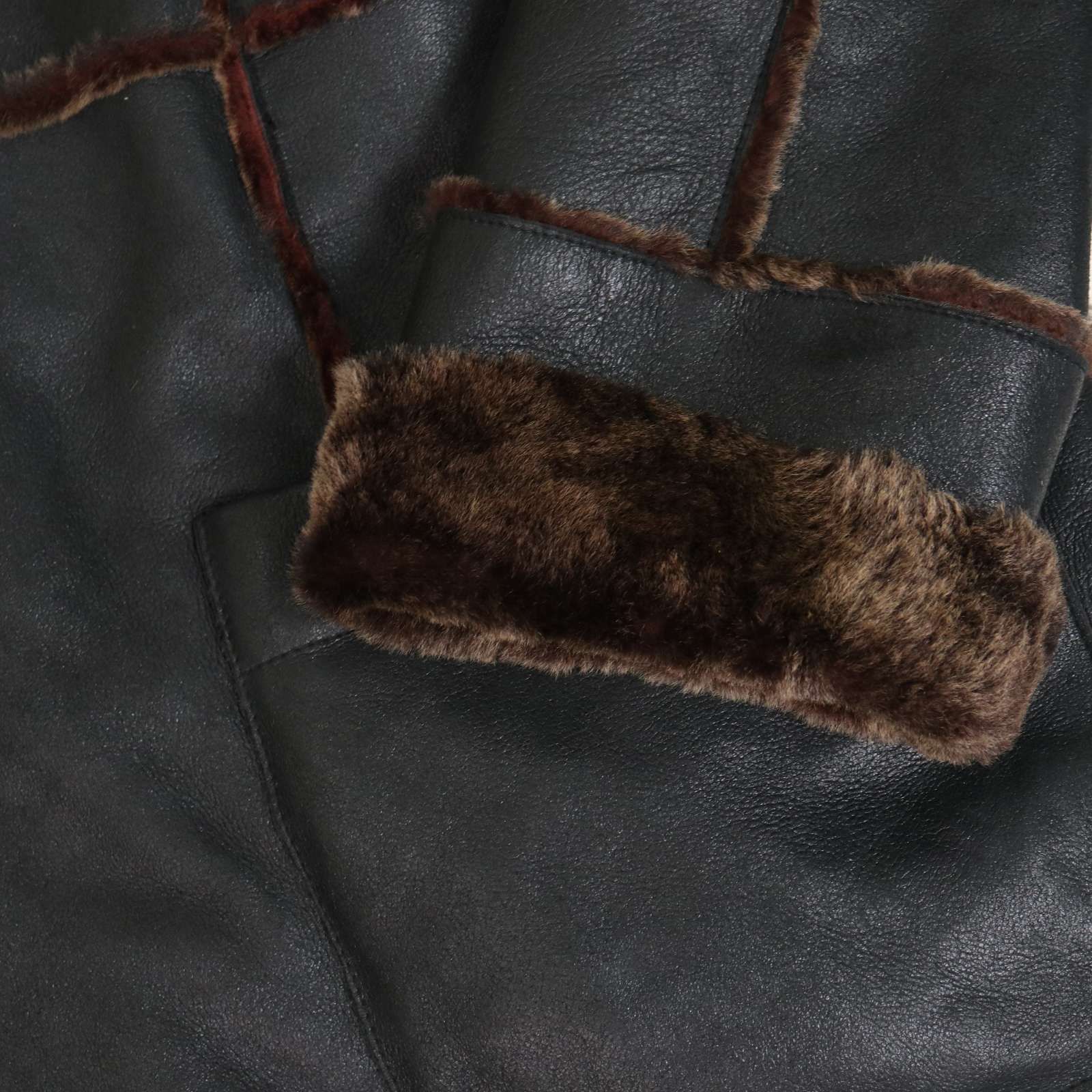 CHESTER BARRIE チェスターバリー 高級 シープスキン☆ 羊革 ボア