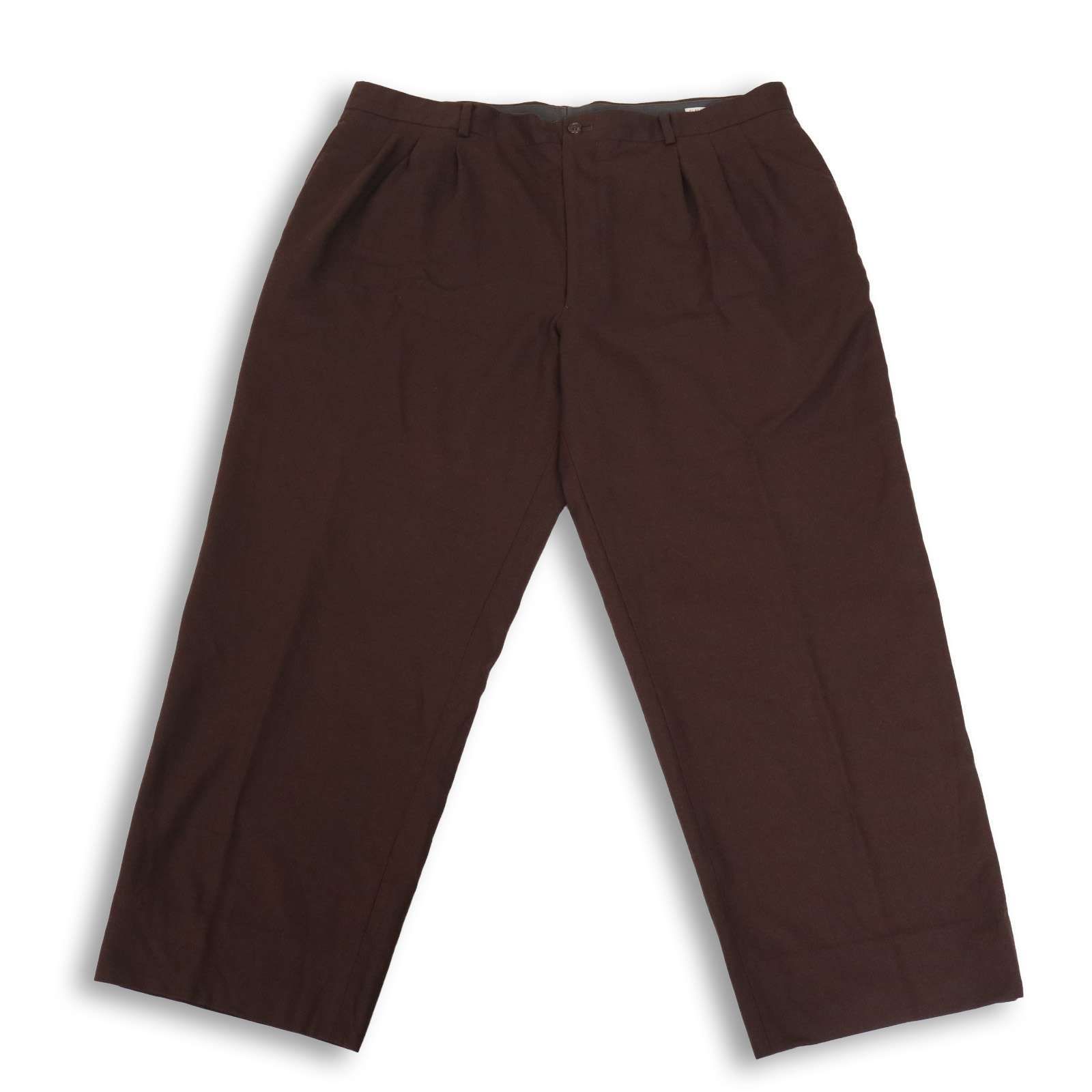 Papas パパス 秋冬 タック入り ウール スラックス パンツ Sz.56/XX メンズ 日本製 大きいサイズ