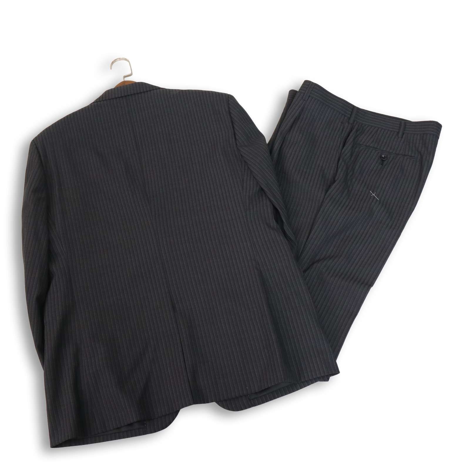 新品 未使用】 LESLIEGRANT レスリーグラント 通年 総裏☆ ストライプ