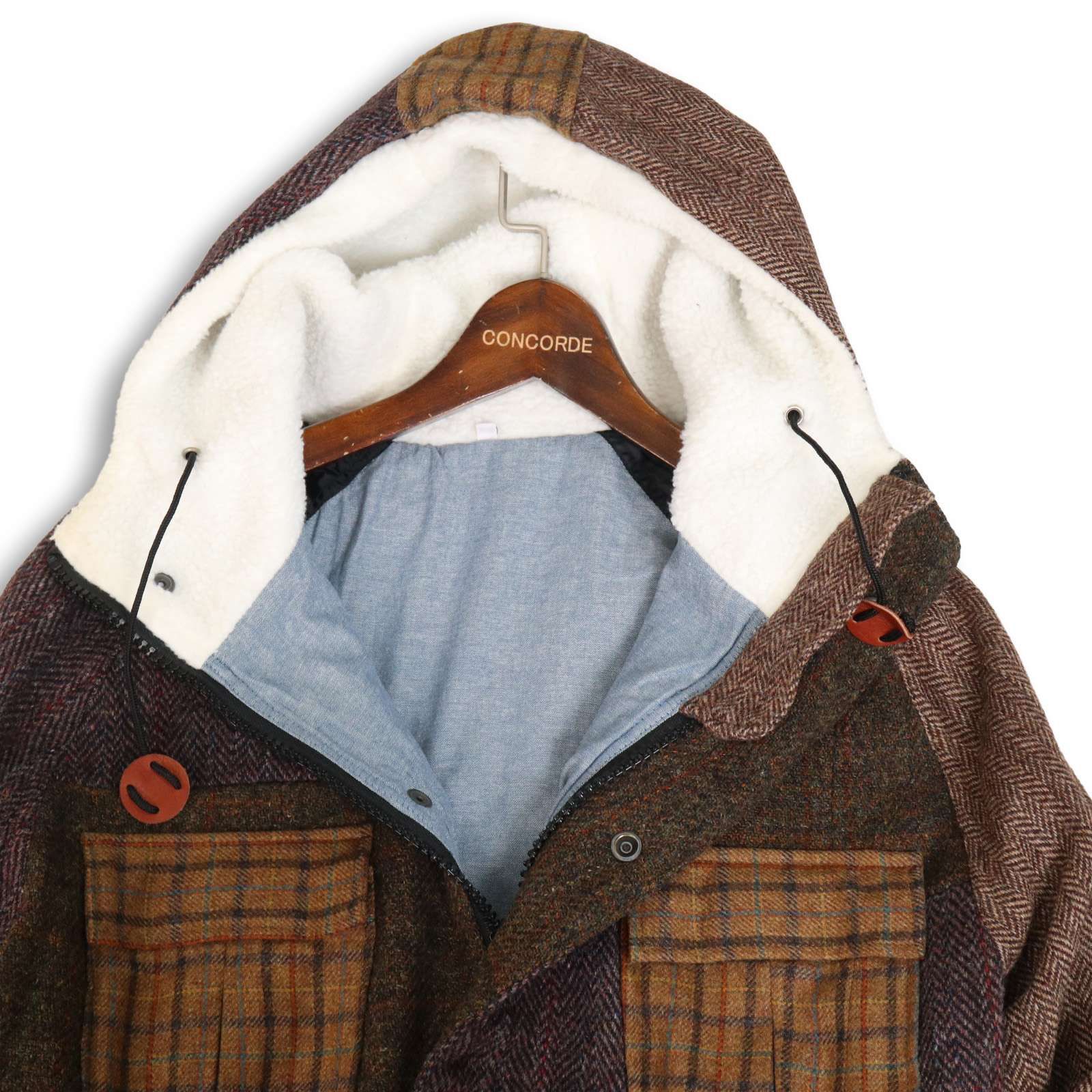 KMK キングリーマスク × ハリスツイード☆ 秋冬 クレイジーパターン