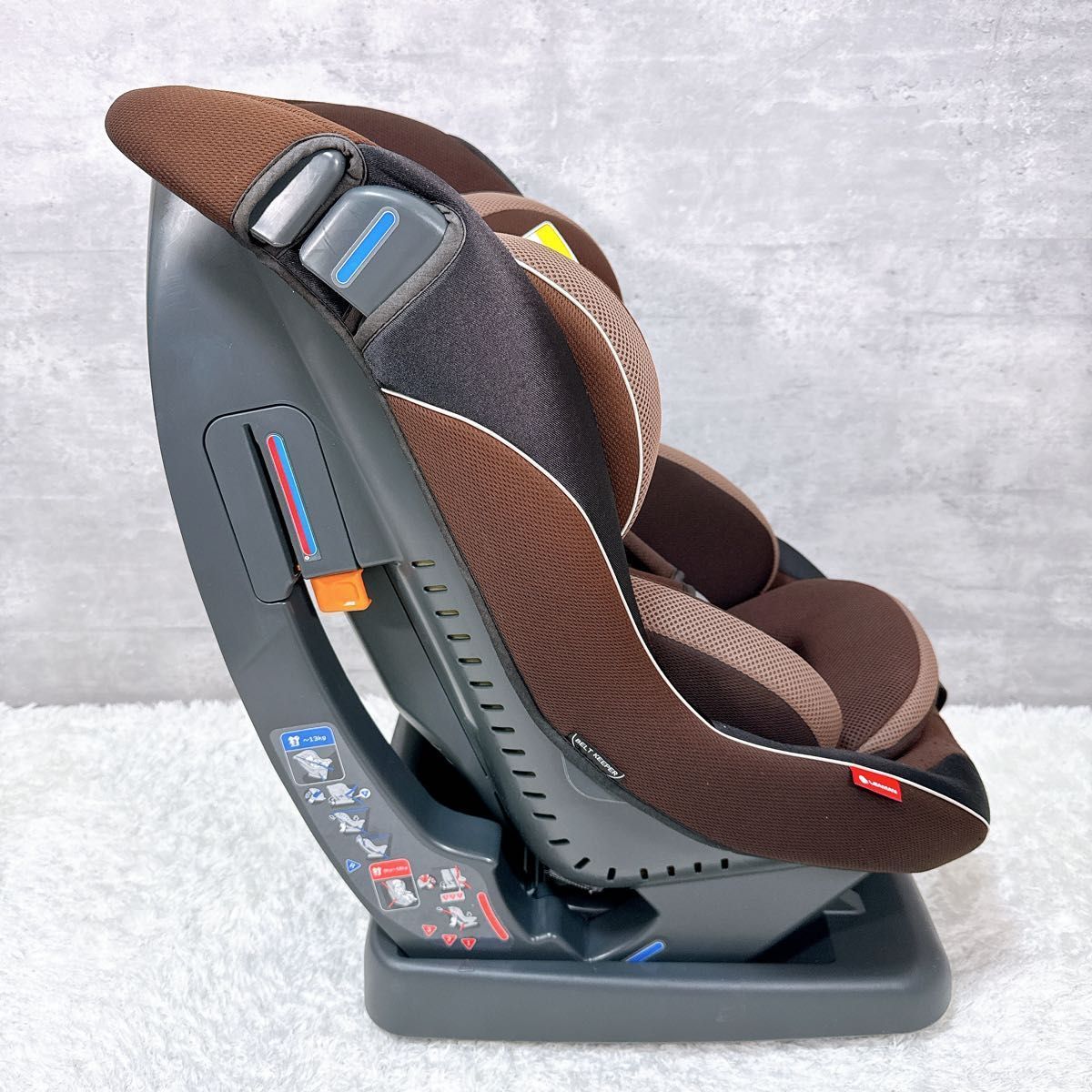 LEAMAN リーマン Lestilo レスティロ チャイルドシート ブラウン
