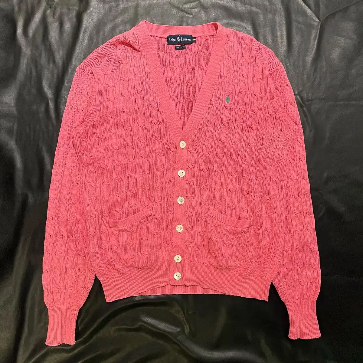 ポロ ラルフローレン ケーブル ニット コットン カーディガン
