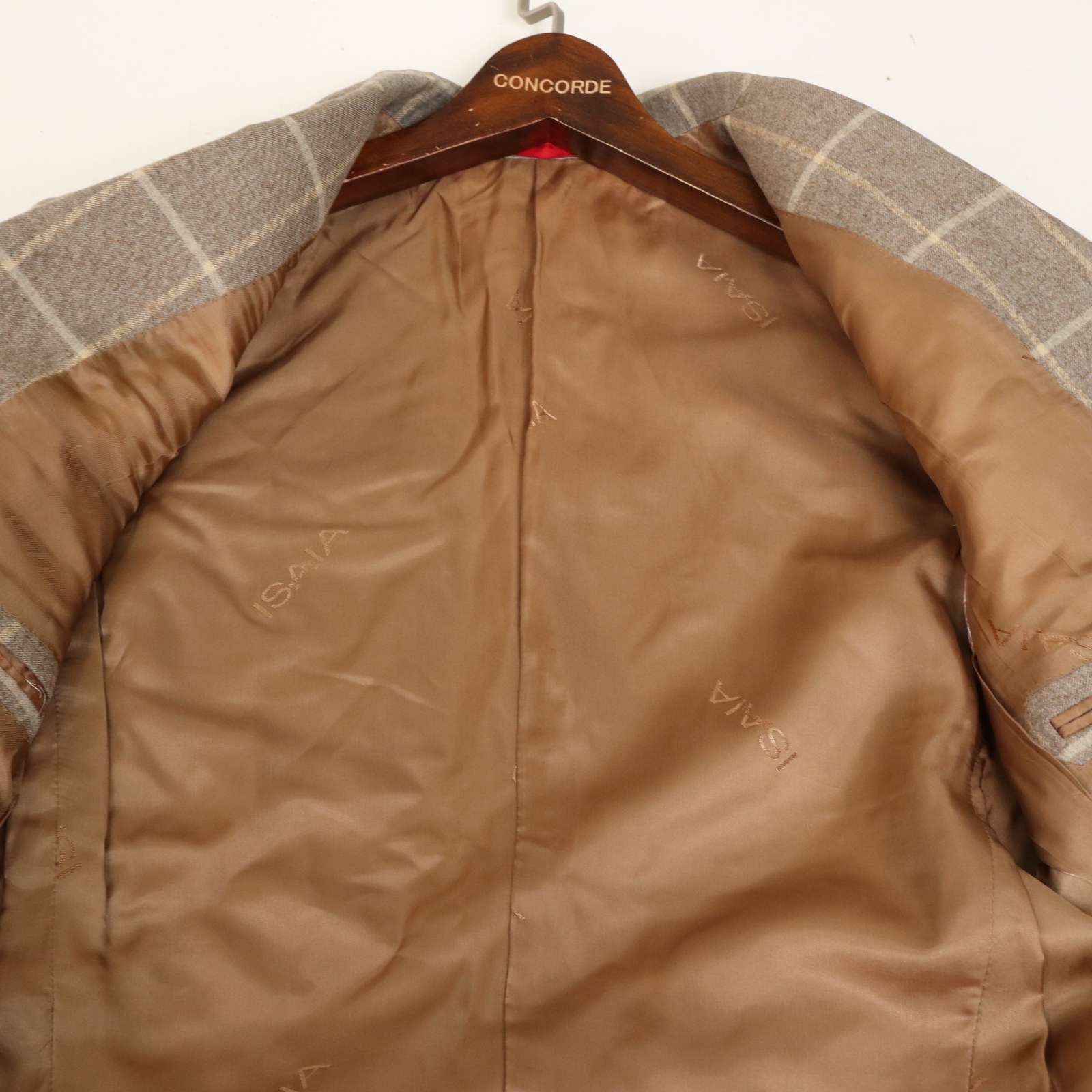 イタリア製☆ ISAIA イザイア 秋冬☆ ウィンドウペン チェック ウール