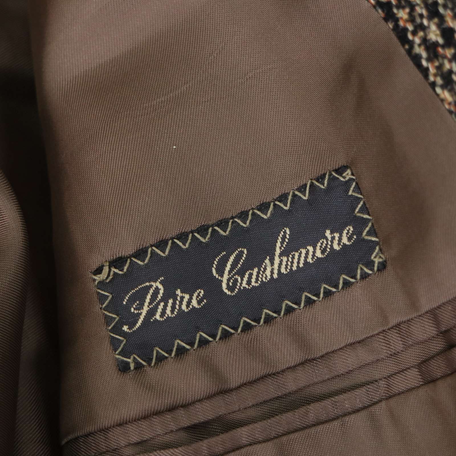 Ermenegildo Zegna エルメネジルド ゼニア 秋冬 カシミヤ100%☆ 千鳥格