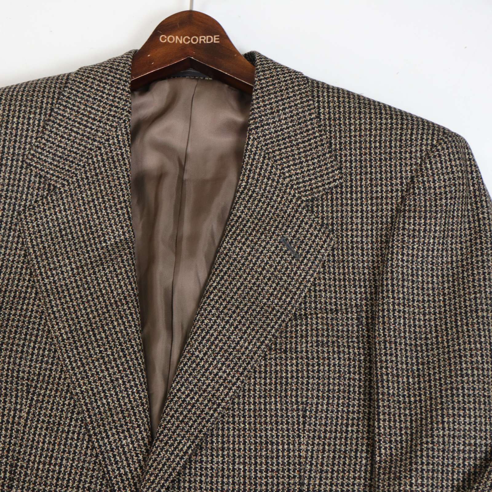 ひかるエルメネジルドゼニア　カシミヤ100 千鳥格子柄ジャケット　L ひかるエルメネジルドゼニア カシミヤ100 千鳥格子柄ジャケット L