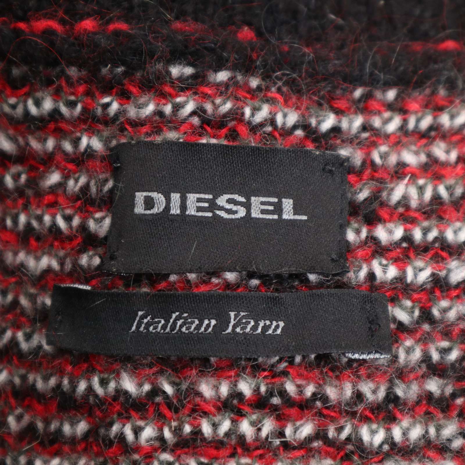 DIESEL ディーゼル 秋冬 イタリア製生地☆ チェック デザイン モヘア
