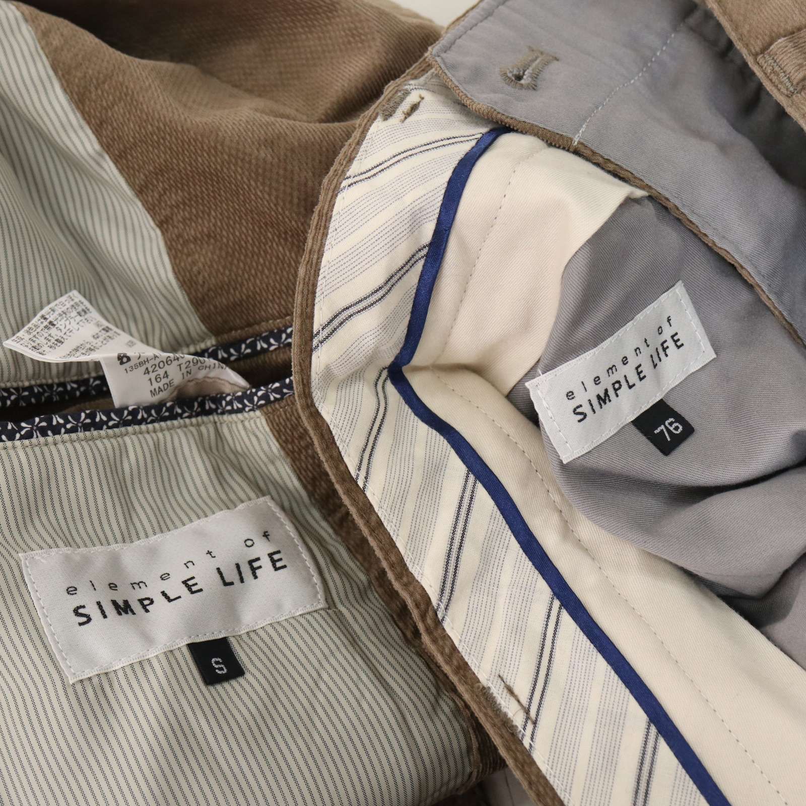 SIMPLE LIFE シンプルライフ レナウン 秋冬 コーデュロイ ジャケット 