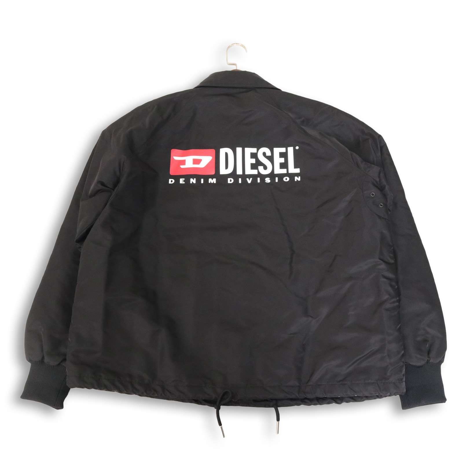 DIESEL　ディーゼル　コーチジャケット　ナイロンジャケット　希少　刺繍　美品 DIESEL ディーゼル 00SQ5Z-J-AKIO-A-DIV-RKAUX 秋冬 ロゴ☆ 中綿