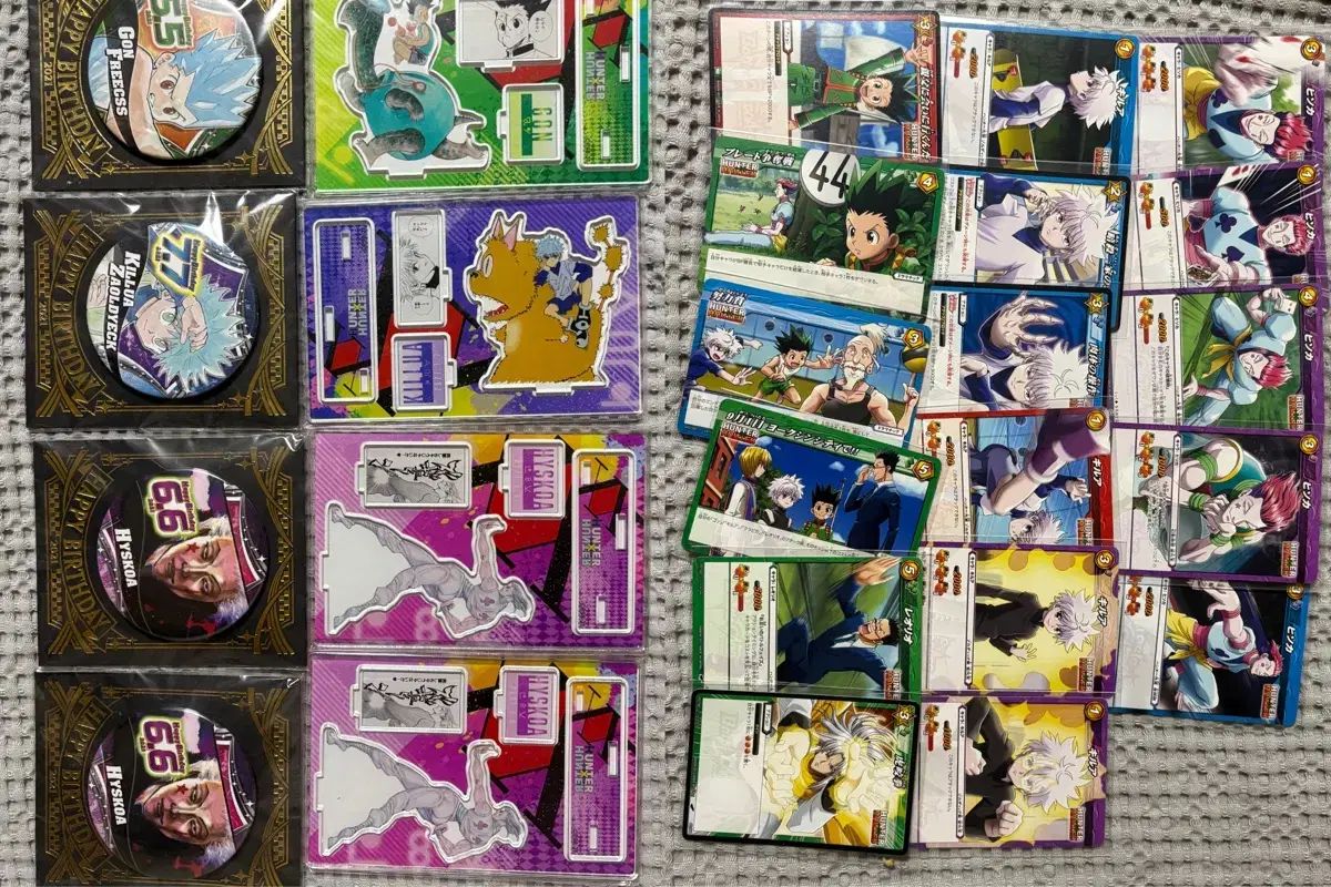 HUNTER×HUNTER ジオラマ-缶バッジ-カード まとめ