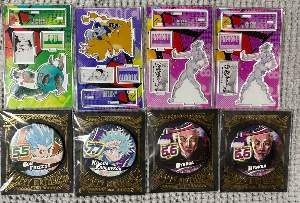  HUNTER×HUNTER ジオラマ-缶バッジ-カード まとめ その他 タレントグッズ