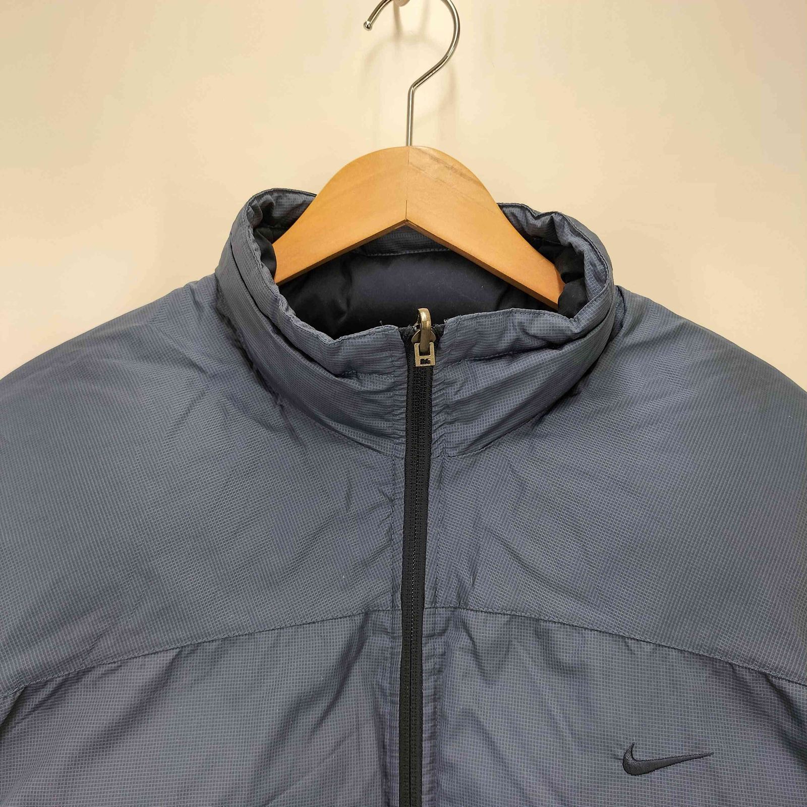 ナイキ NIKE 00s スウォッシュロゴ リバーシブルダウンジャケット 