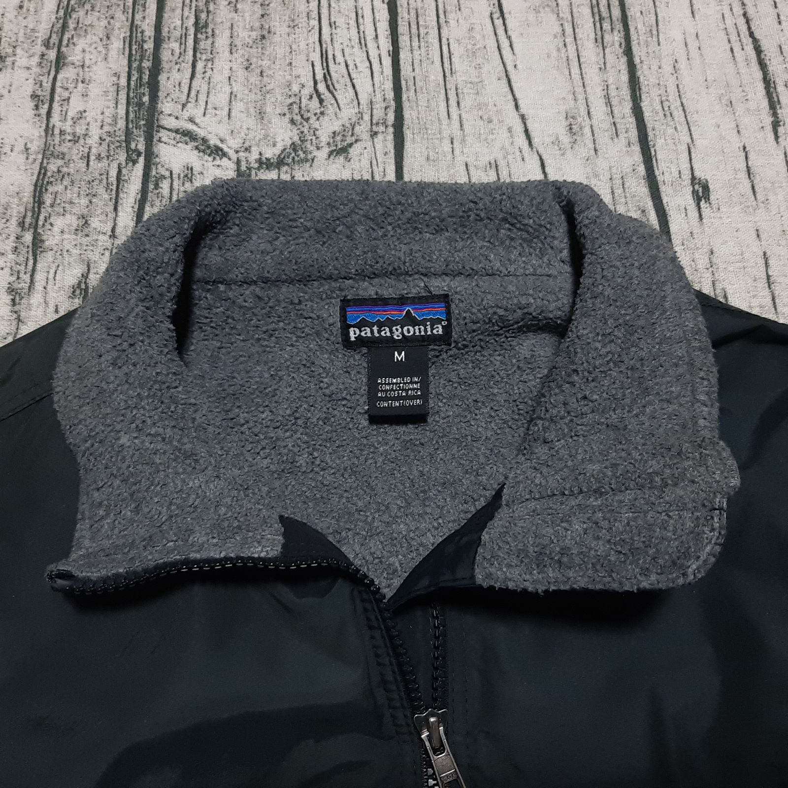size M】パタゴニア シェルドシンチラ 2002 ブラック 黒 patagonia