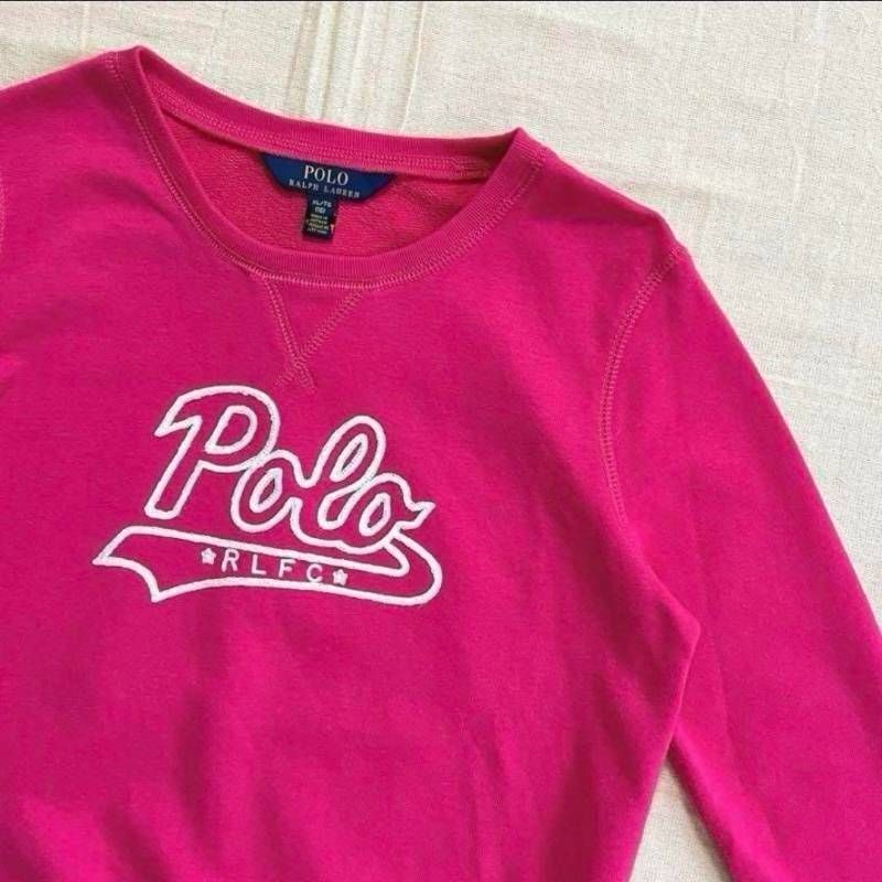 archive POLO RALPH LAUREN ポロラルフローレン RLFC白抜きロゴ刺繍 前