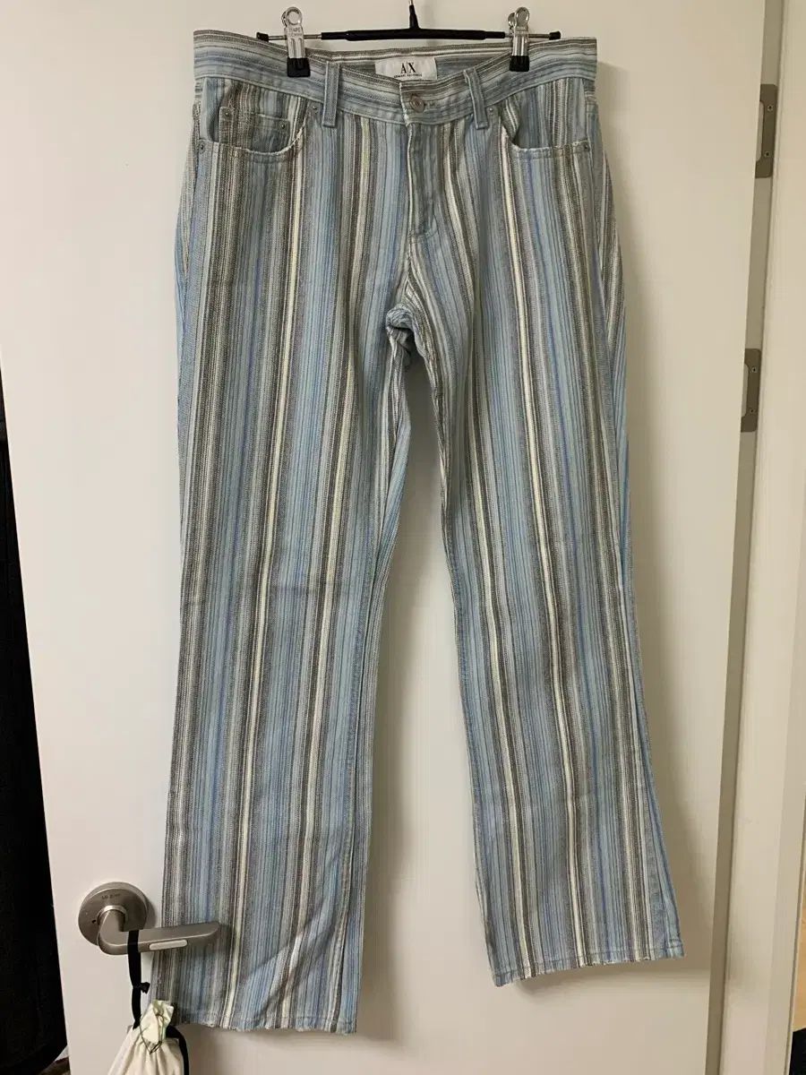 A X アルマーニ エクスチェンジ ストライプ デニム usa生産