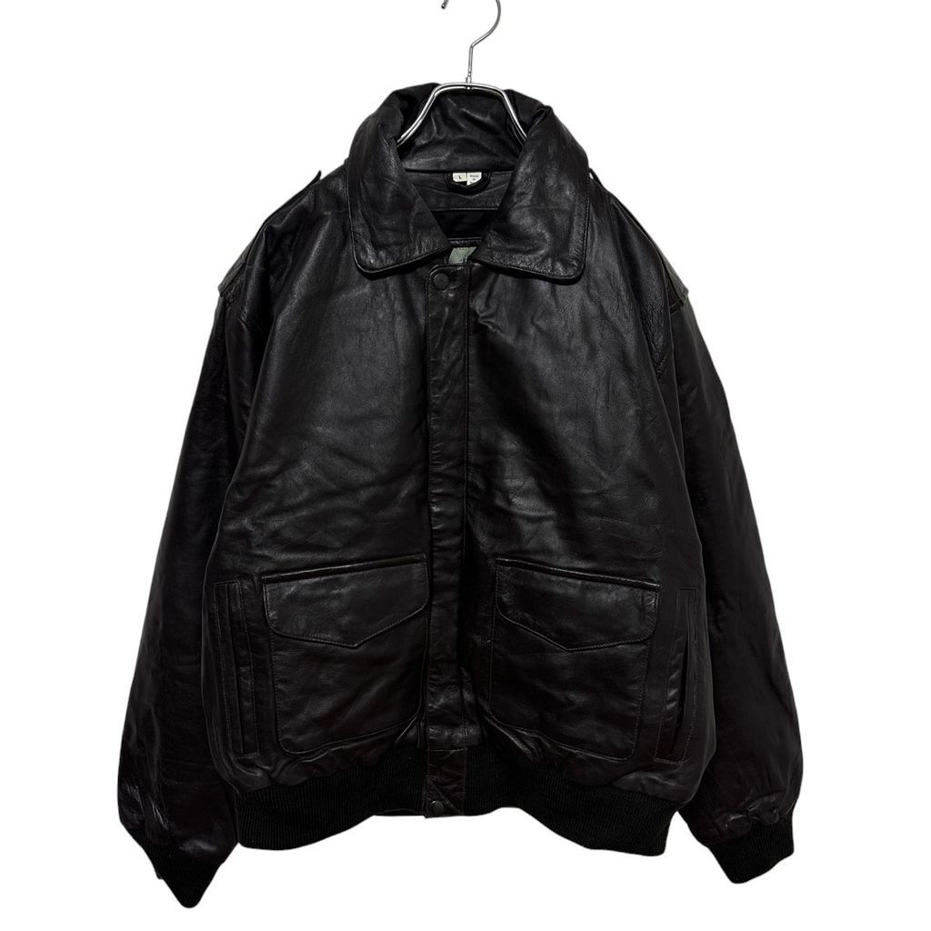 BURK S BAY A-2タイプ 本革 ラムレザーフライトジャケット S-3951