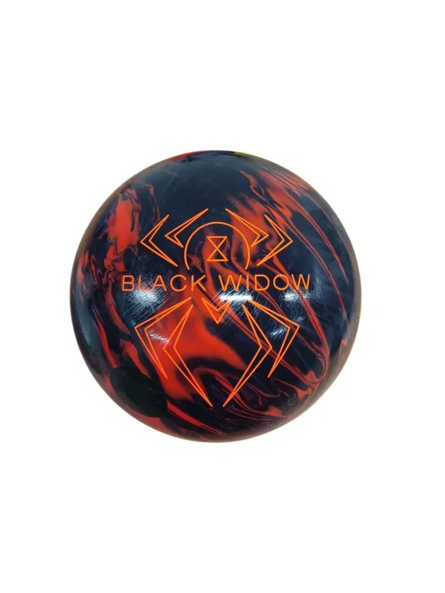 中古ボーリングボール 復元完了 15p black widow（ブラックウィドウ
