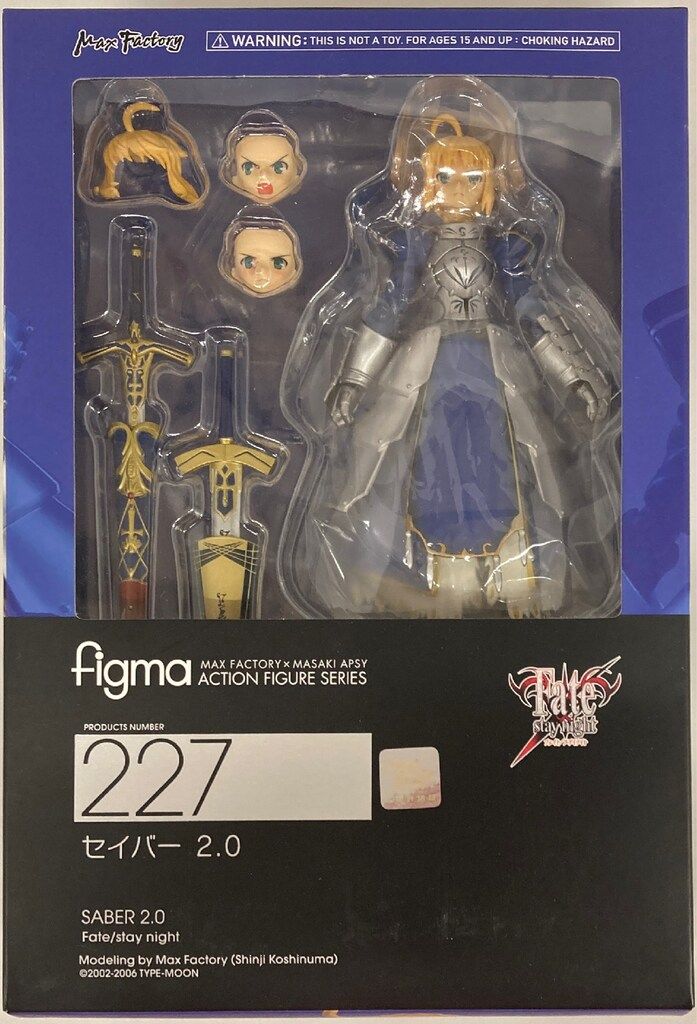 figma night Fate&frasl;stay 2.0 Saber Factory Fate&frasl;Stay Max - Night Figma セイバー Figure Heaven's 0 JPIMPORT