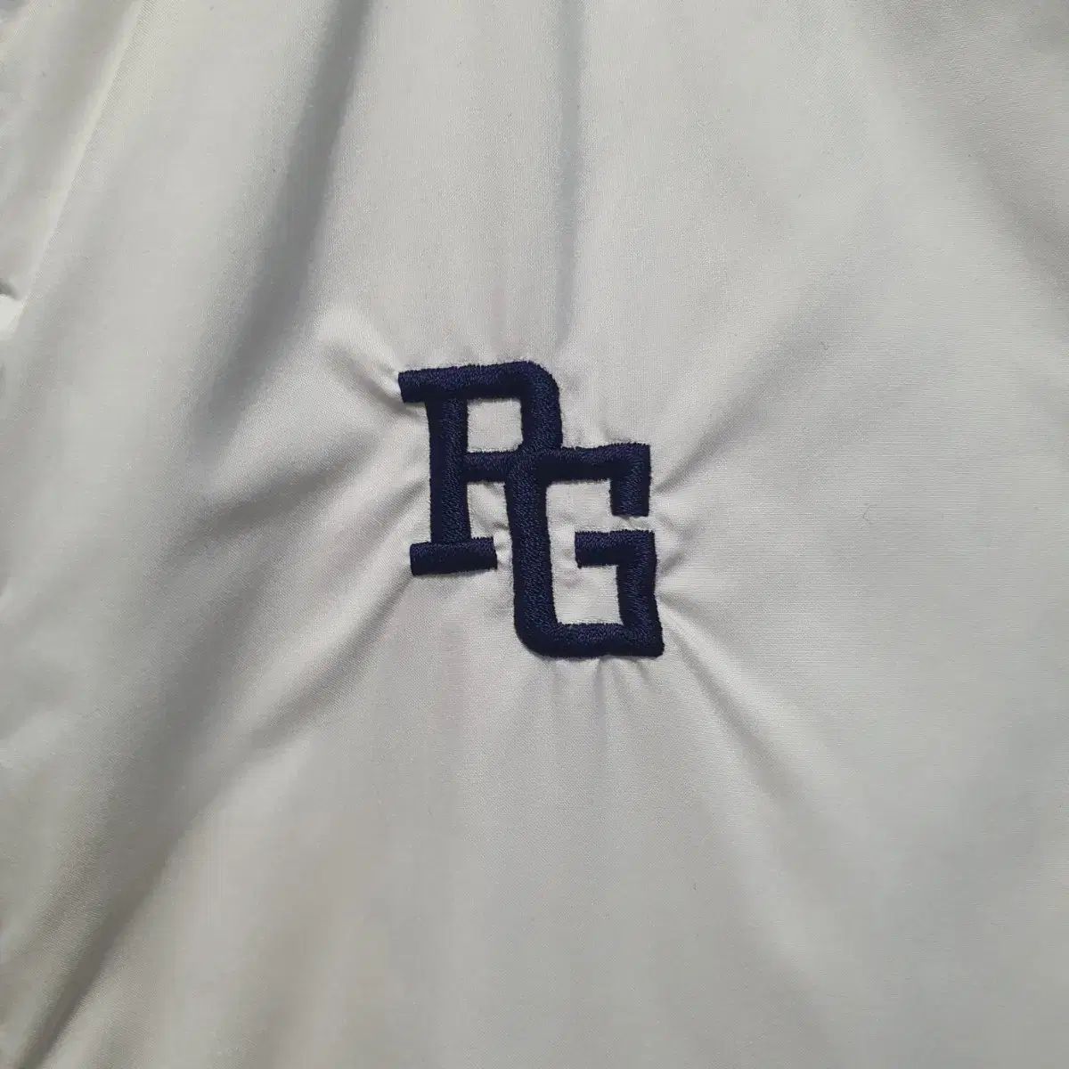 パーリーゲイツ ！ダウンベスト！5(L)！白！大きめの男性に！！100円