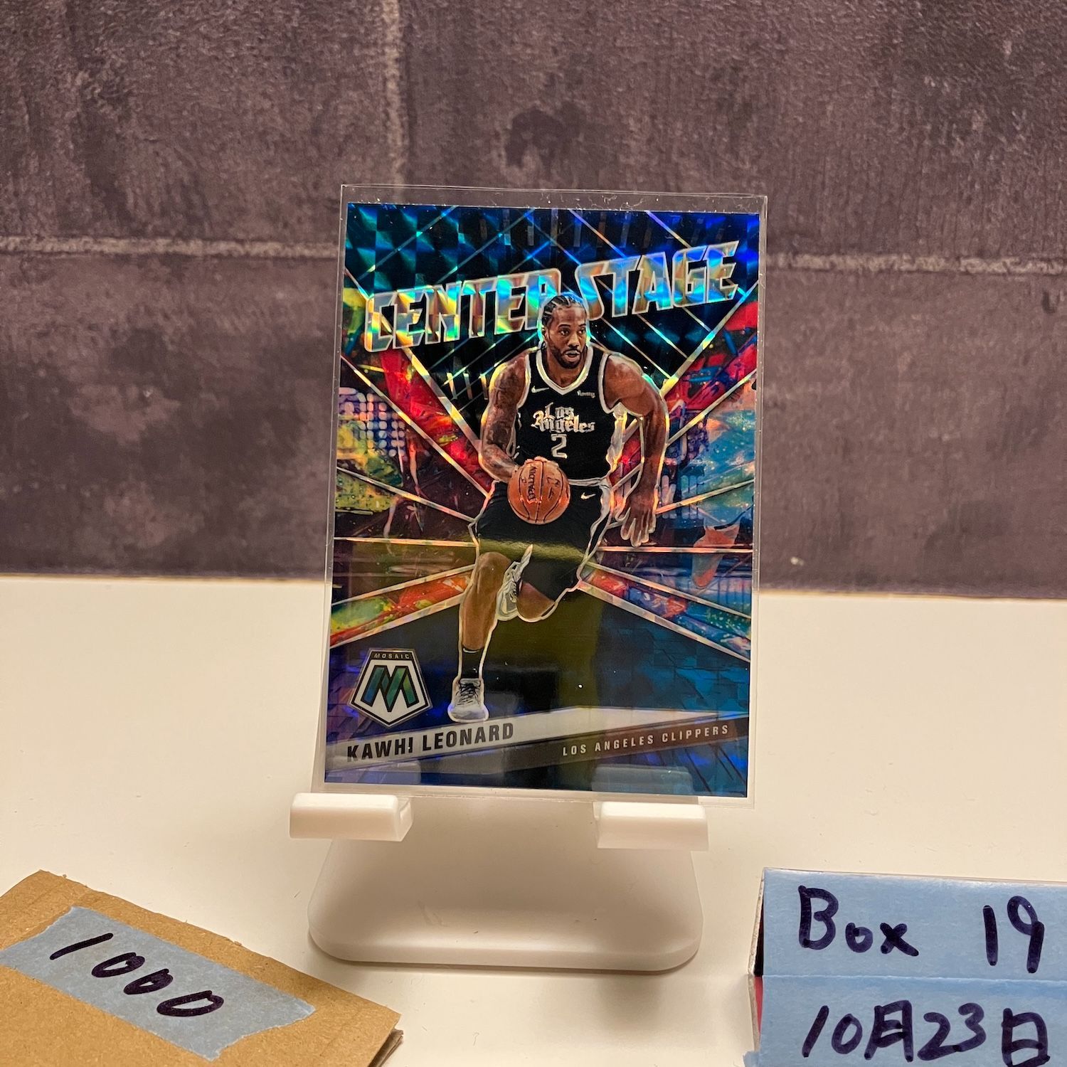 2020-21 Panini Mosaic Kawhi Leonard Los Angeles Clippers Center