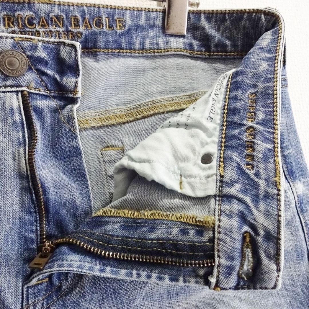 アメリカンイーグル　スキニー　デニム AMERICAN EAGLE アメリカンイーグル スーパースキニーデニム W83cm
