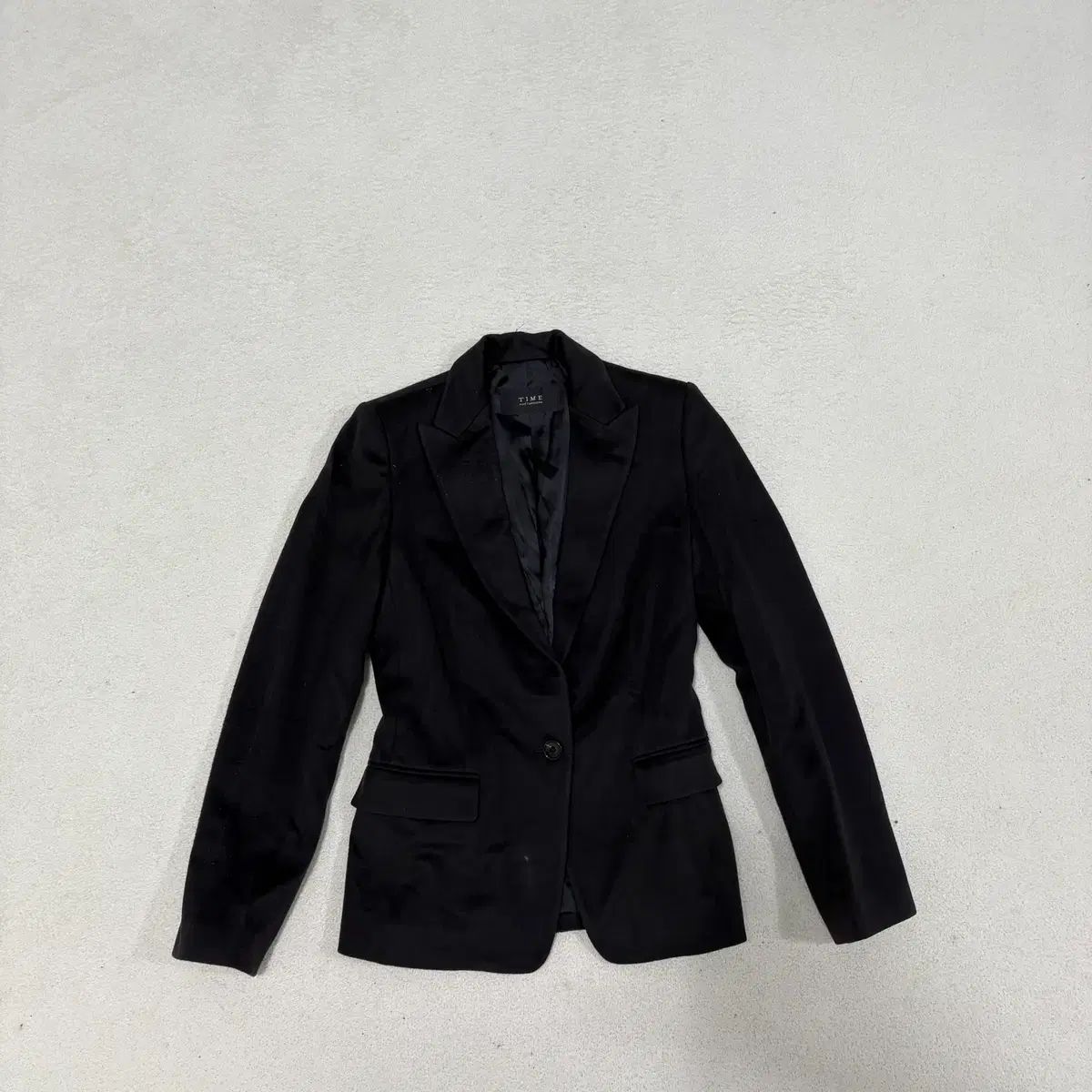 S タイム TIME ウール ブレーザー ジャケット 洗濯必要 1218-3