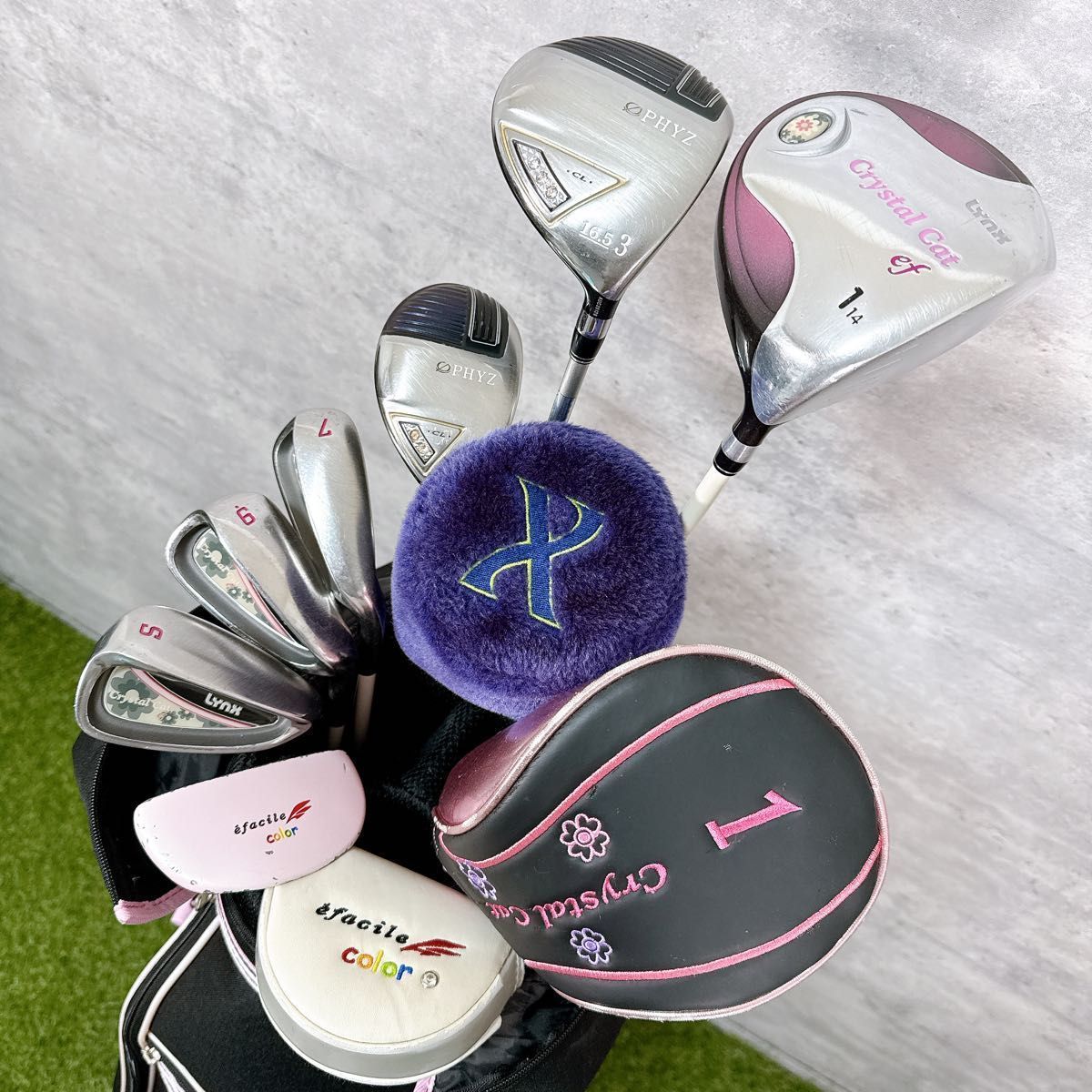 ゴルフクラブセット レディース LYNX リンクス PHYZ ファイズ ハーフ