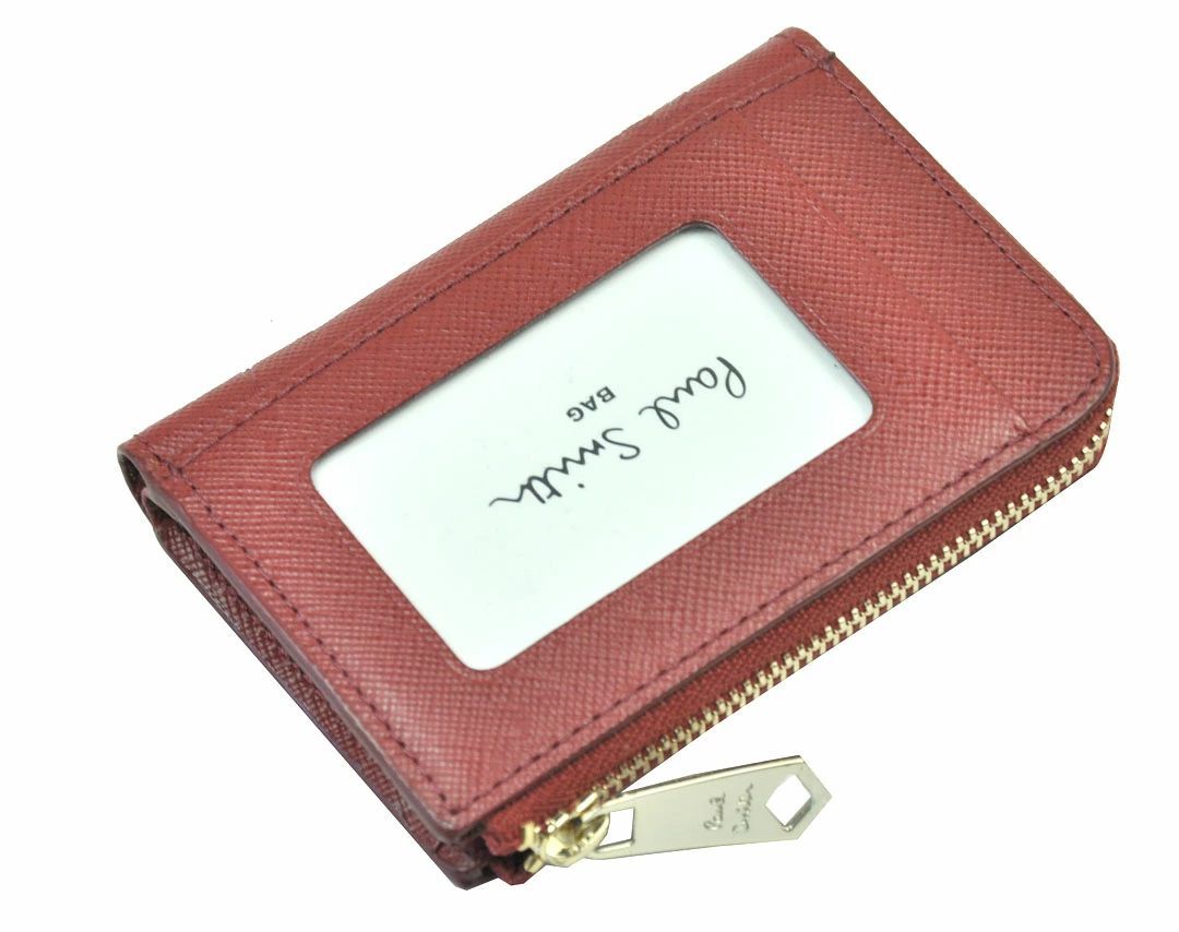 ポールスミス パスケース メンズ 小銭入れ財布 レディース paulsmith ポールドロー牛革 ファスナー プレゼント ギフト用 定期入れ