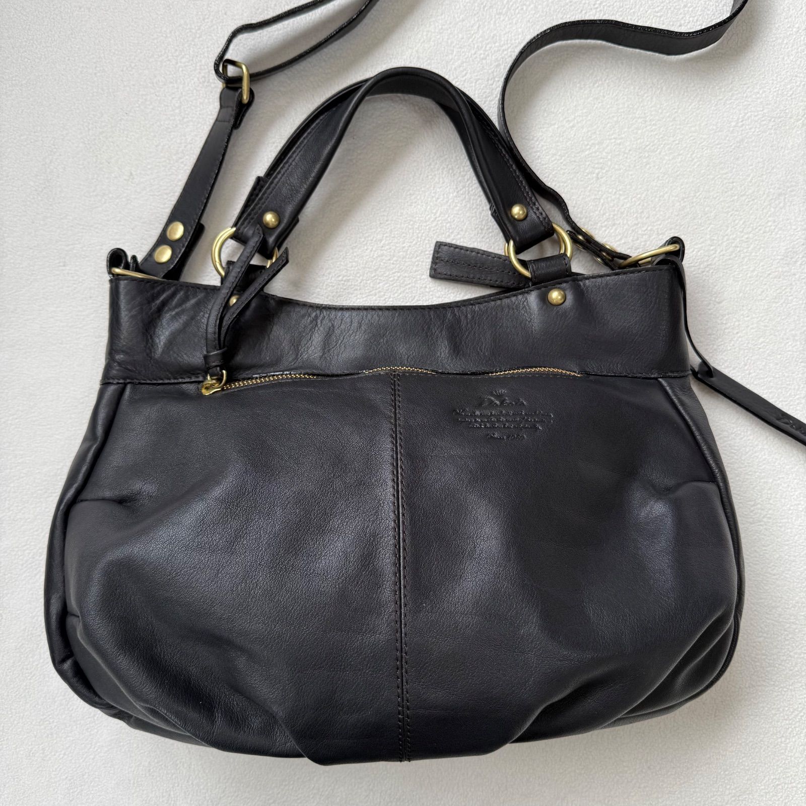 極美品未使用級・ブラック✨ダコタ 2way ショルダーバッグ トート 