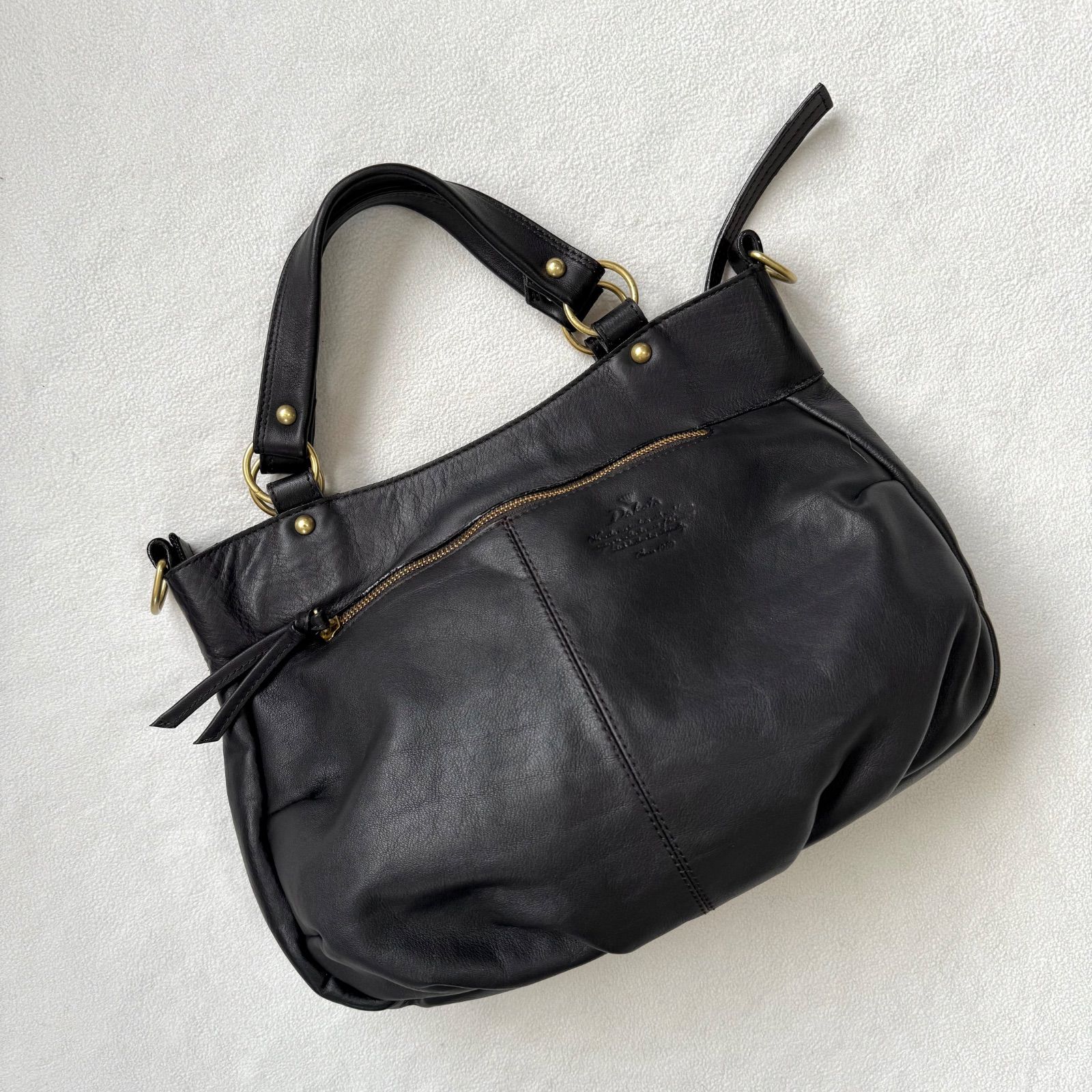 極美品未使用級・ブラック✨ダコタ 2way ショルダーバッグ トート 