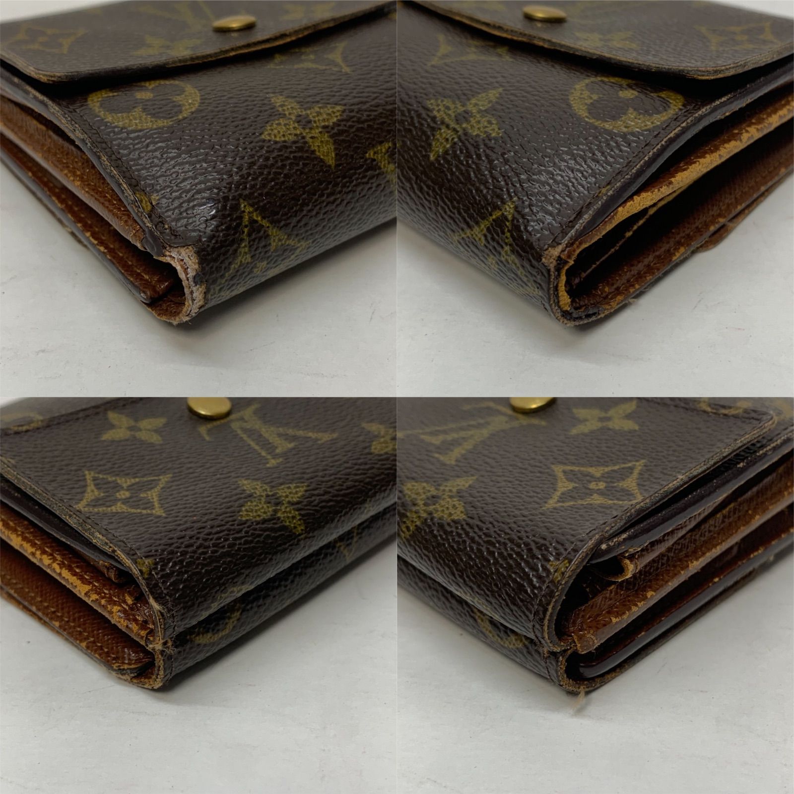 3075 LOUIS VUITTON ルイヴィトン モノグラム 三つ折り財布 エリーズ