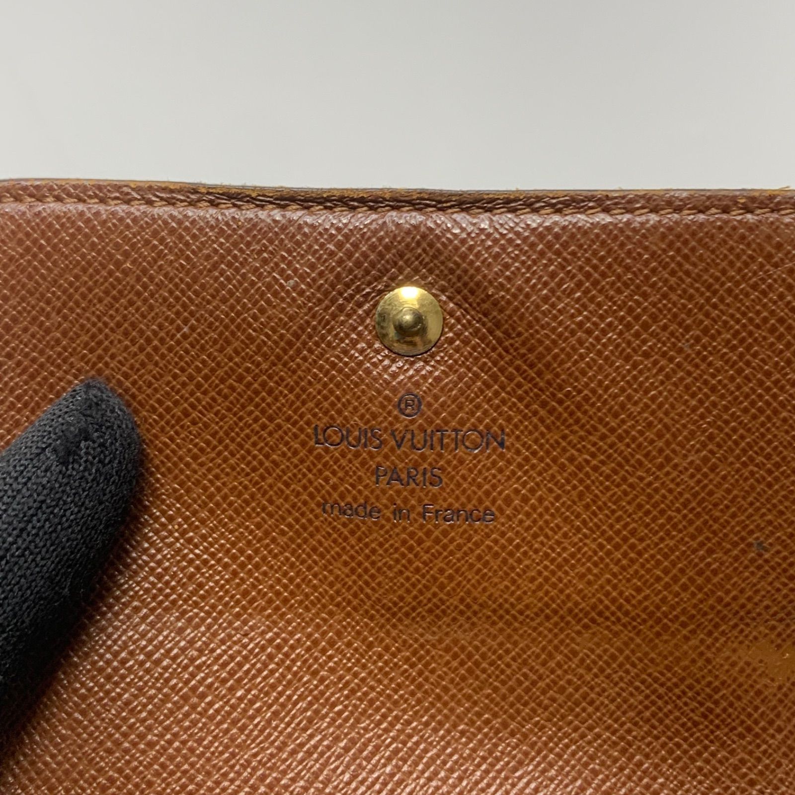 3075 LOUIS VUITTON ルイヴィトン モノグラム 三つ折り財布 エリーズ