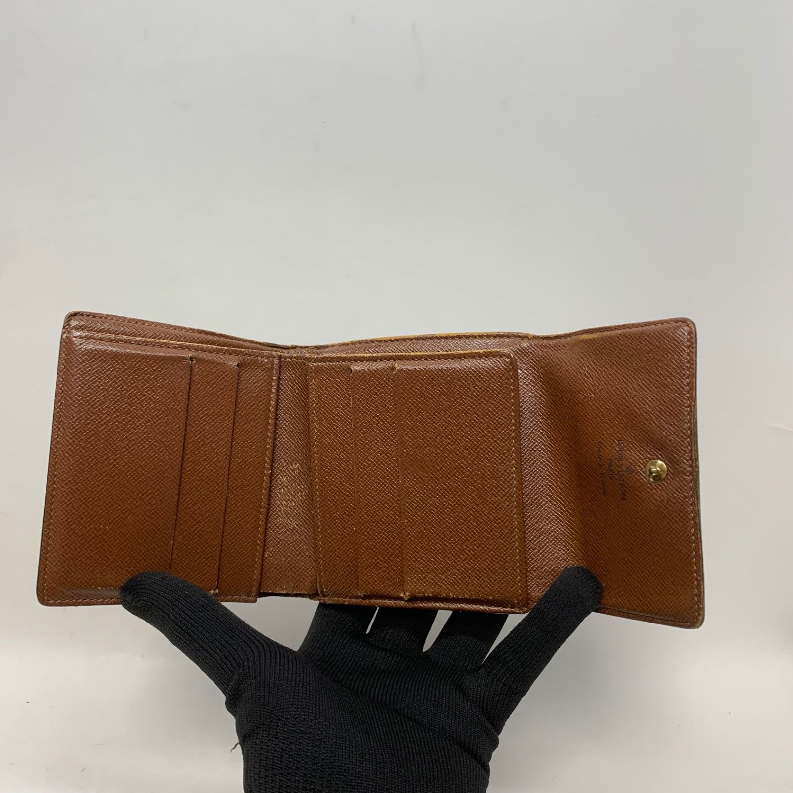 3075 LOUIS VUITTON ルイヴィトン モノグラム 三つ折り財布 エリーズ