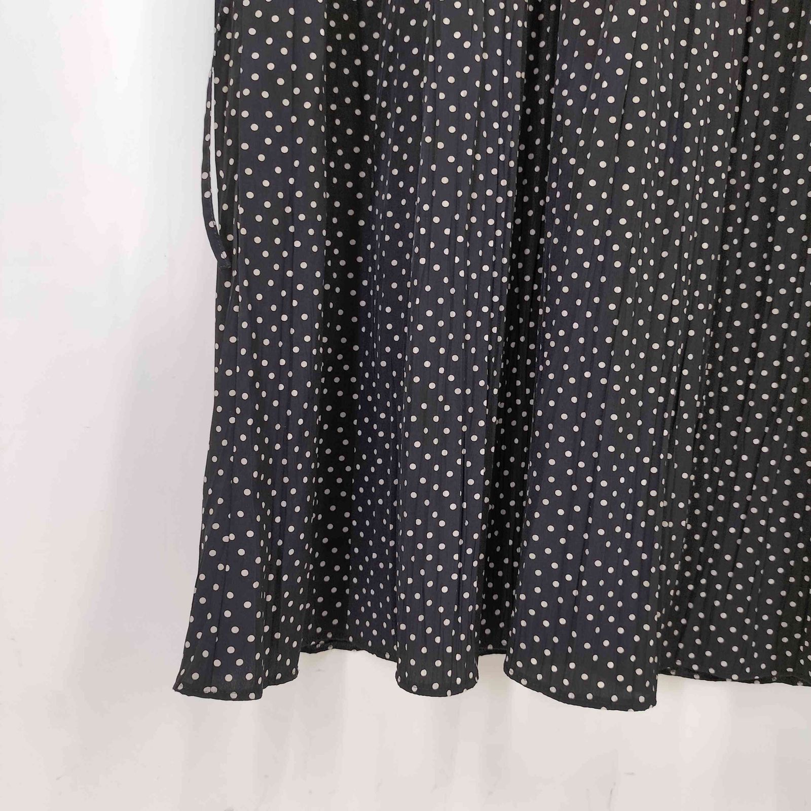 ボールジー BALLSEY ランダムプリーツドットプリント ソフトマーメイド