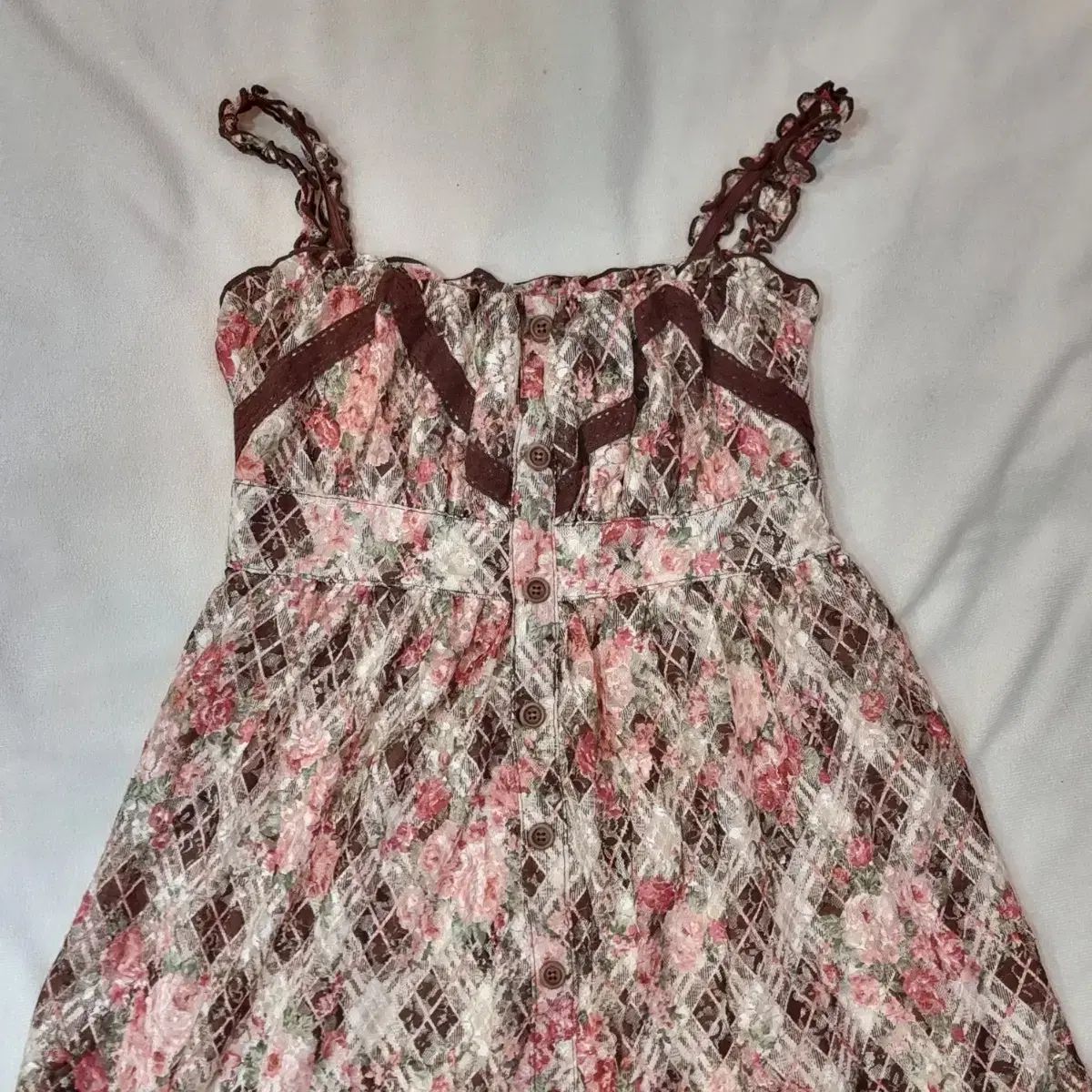 リズリサ LIZ LISA ローズ シフォン キャミソール ワンピース