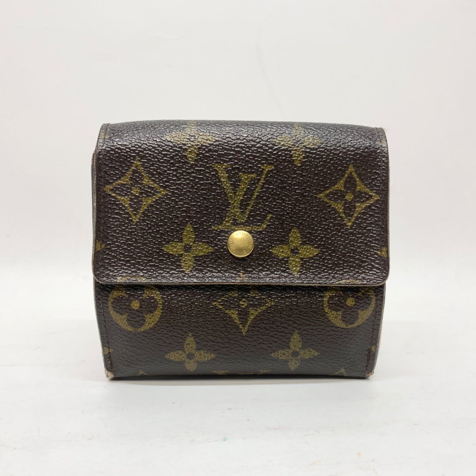 3075 LOUIS VUITTON ルイヴィトン モノグラム 三つ折り財布 エリーズ