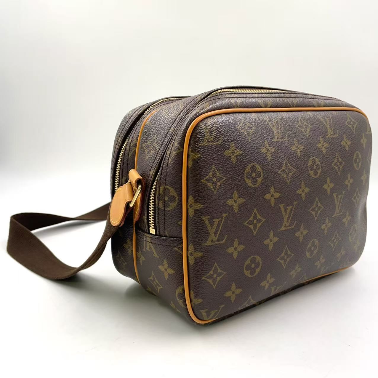 LOUIS VUITTON リポーターPM モノグラム モノグラム レザー×PVC