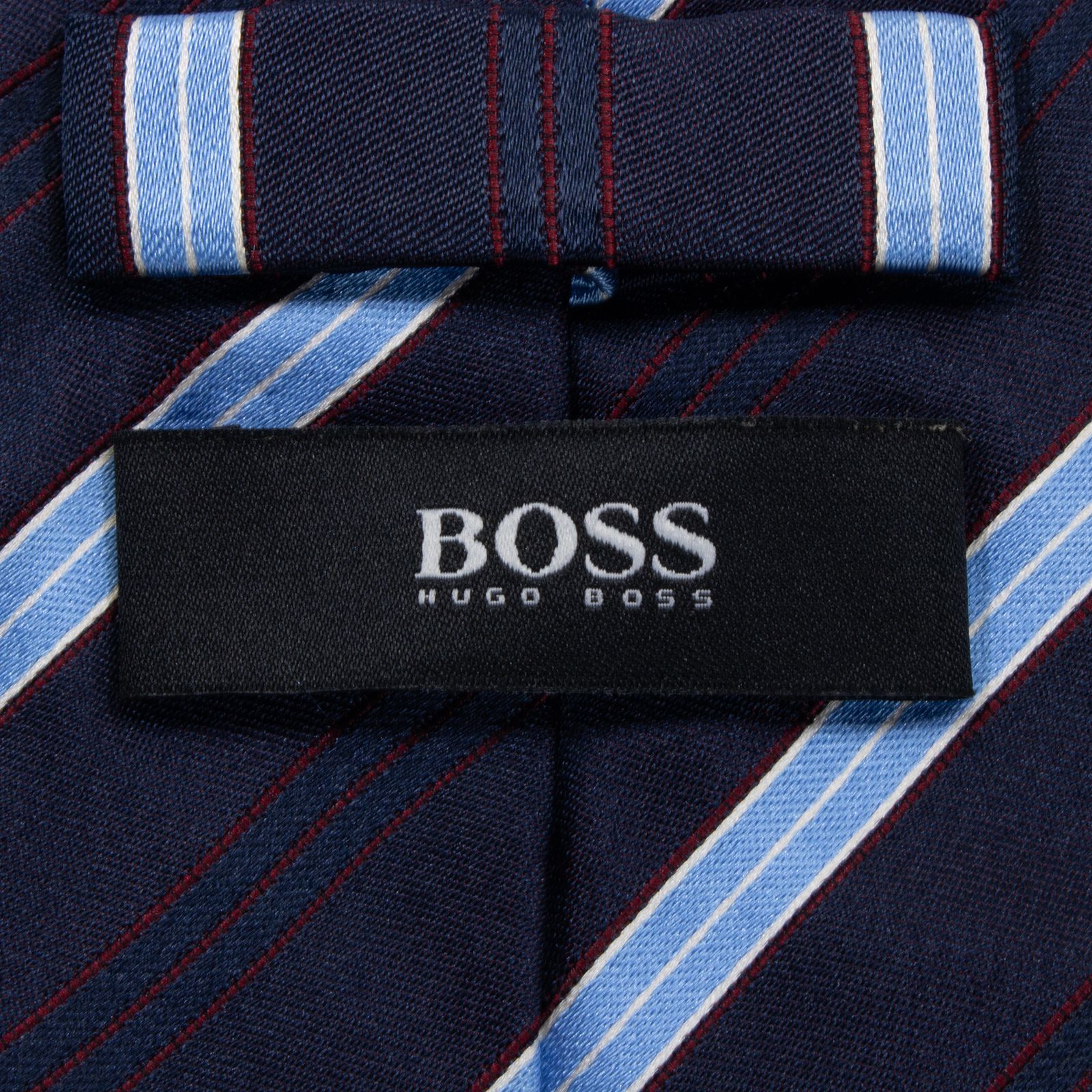 タグ付き美品✨HUGO BOSS ネクタイ　ジャガード　ネイビー　ヒューゴボス タグ付き美品✨HUGO BOSS ネクタイ ジャガード ネイビー ヒ