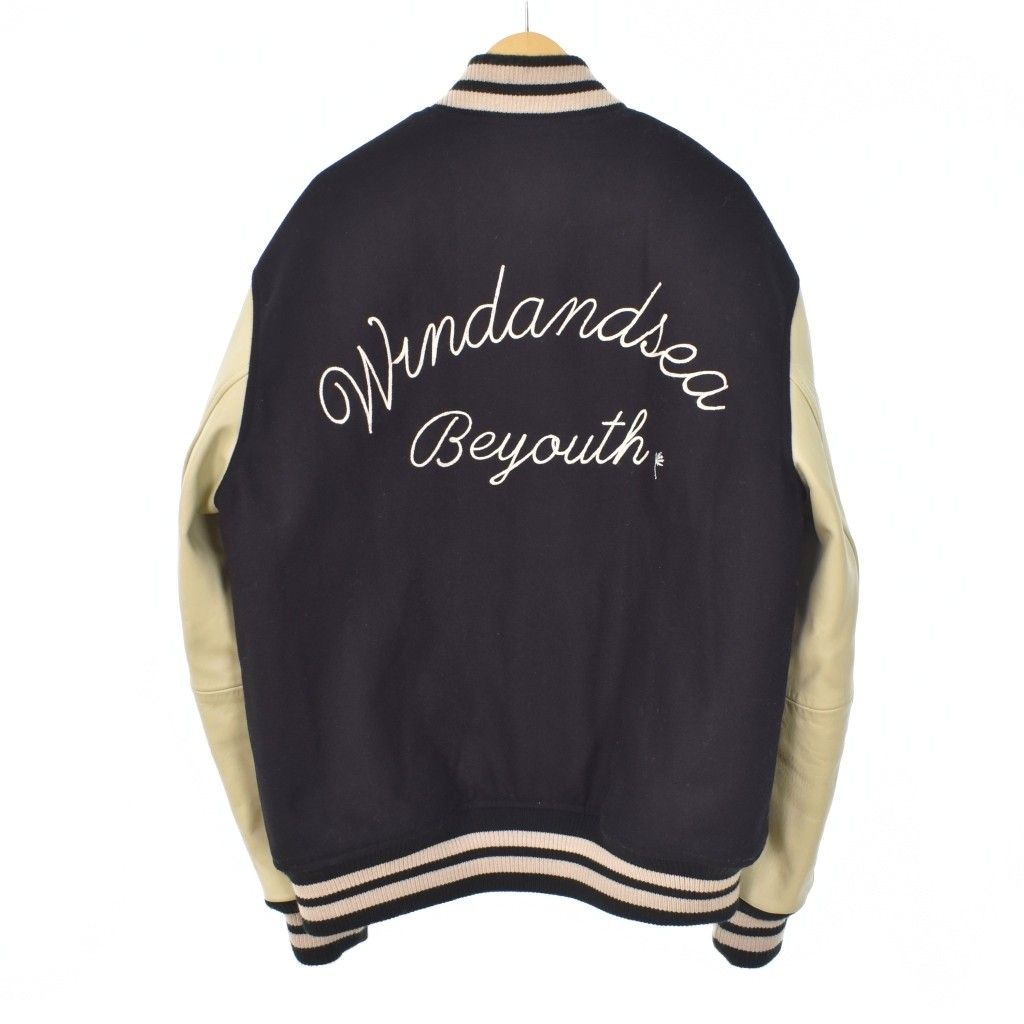 ウィンダンシー WIND AND SEA WIND AND BEYOUTH Varsity Jacket バー