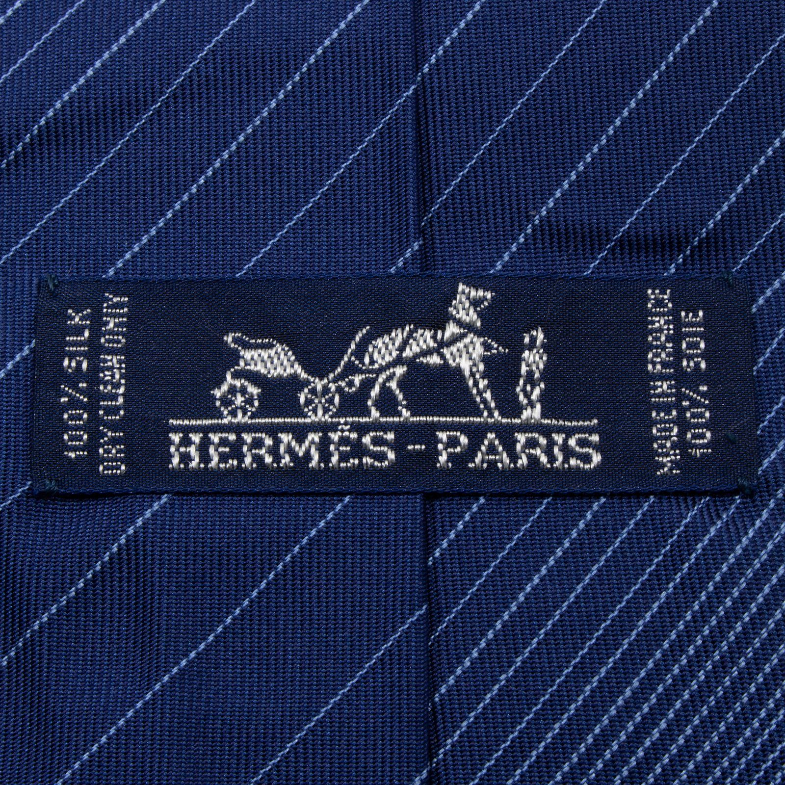 エルメス　ネクタイ　紺　シルクジャガード エルメス ネクタイ レギュラータイ ジャガード シルク ネイビーブルー